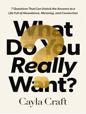 cover image of What Do You Really Want?